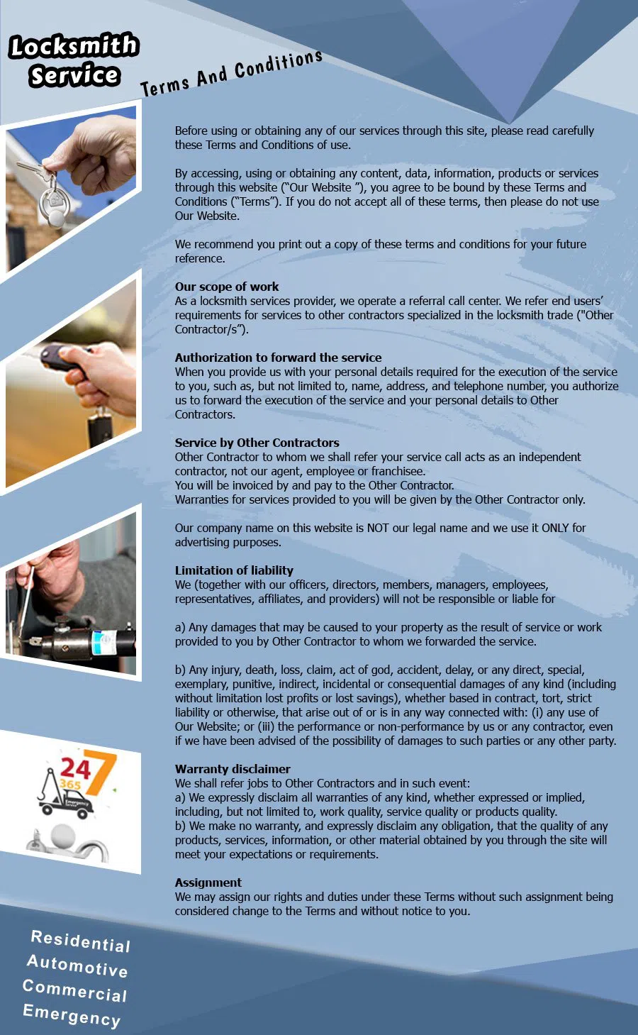 Locksmith Master Shop Gaithersburg, MD 301-969-3228